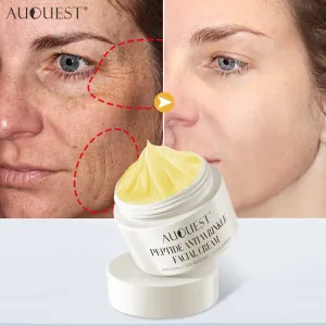 AUQUEST Peptide Anti-Wrinkle Facial Cream Lifting Anti Aging Hyaluronic Acid Moisturizing Smoothing Whitening Face Skin Care