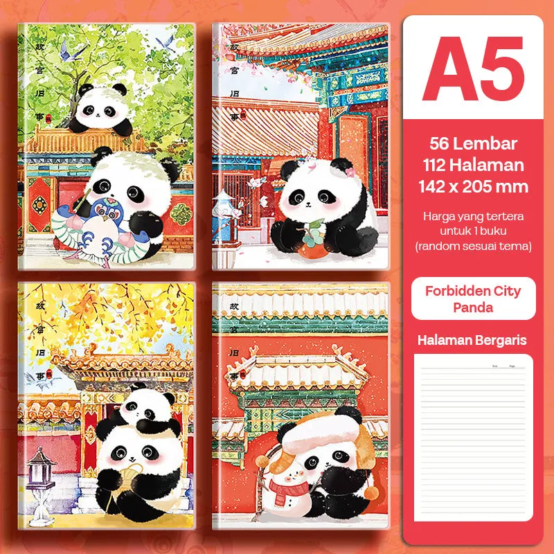 Buku Notebook A5 Sampul Eva Waterproof Tebal Halaman Bergaris SBRA556