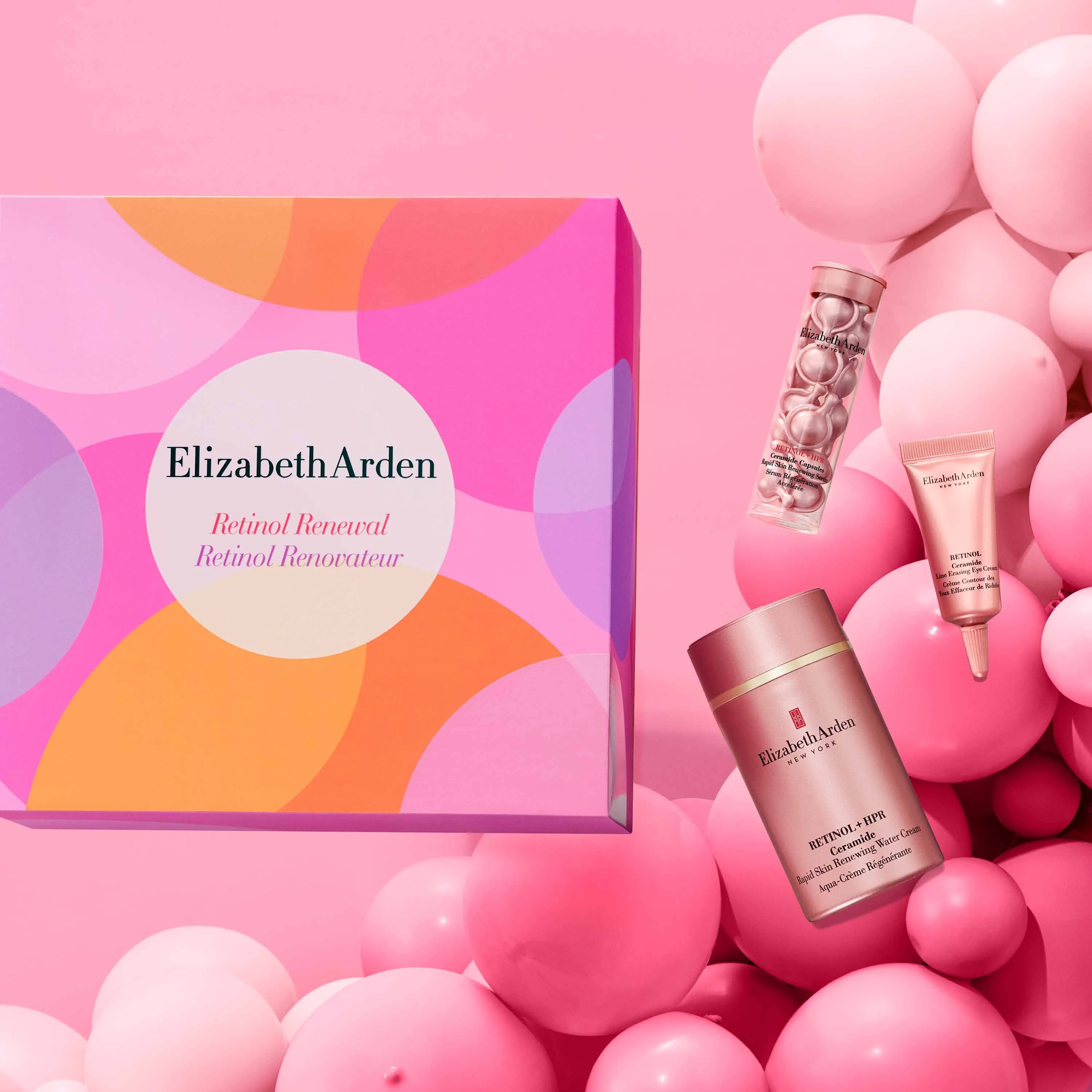Coffret Rétinol   HPR Ceramide Aqua-Crème Régénérante 50ml, Sérum, Anti-âge