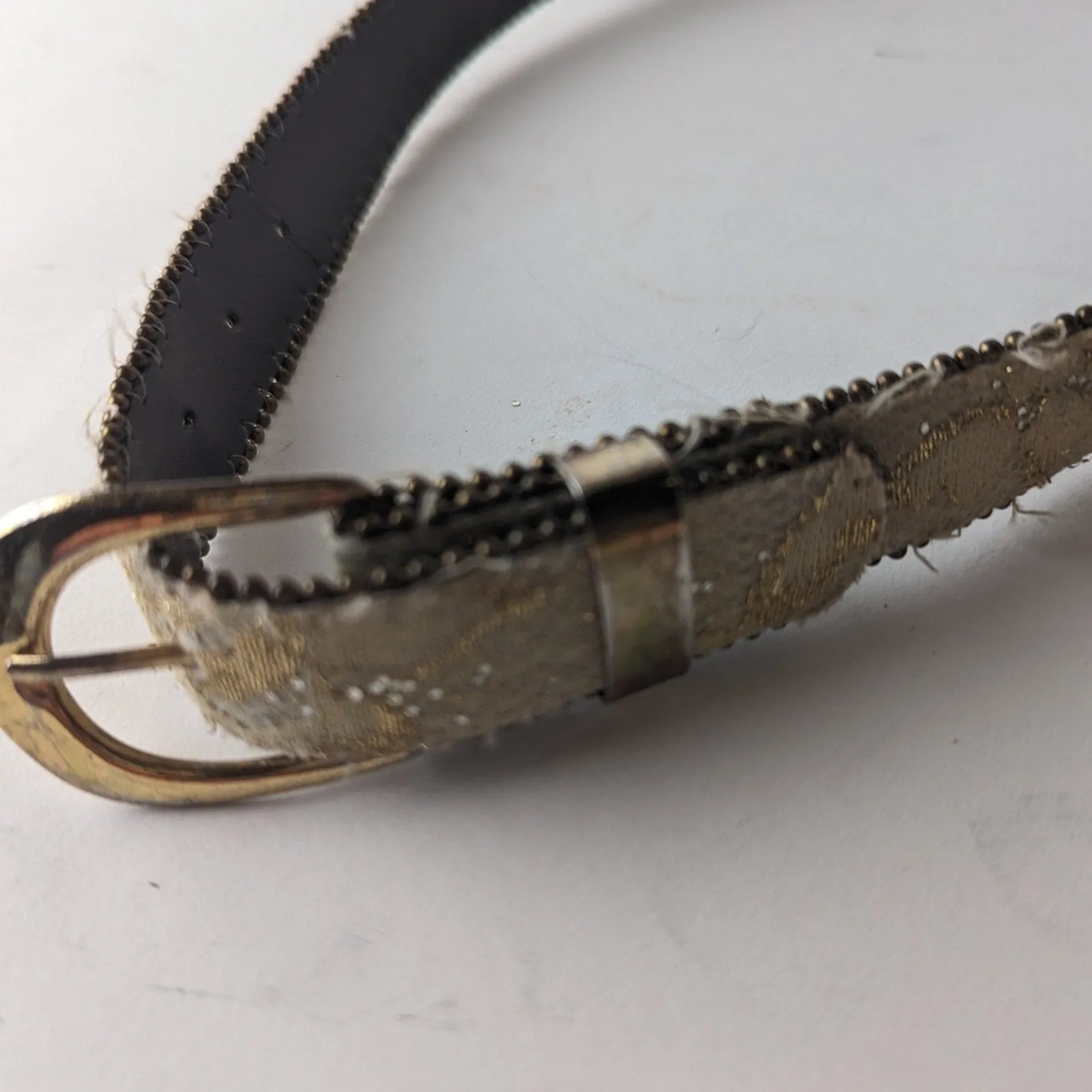 Gold Silk Belt - 30"