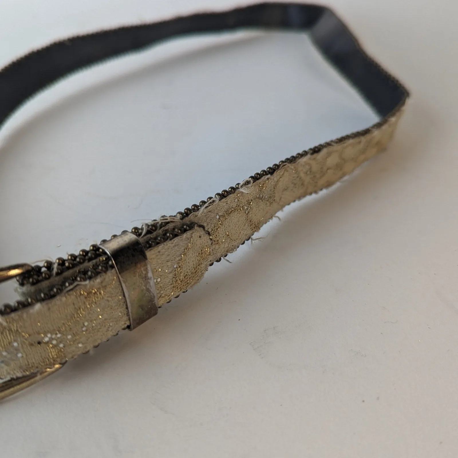 Gold Silk Belt - 30"