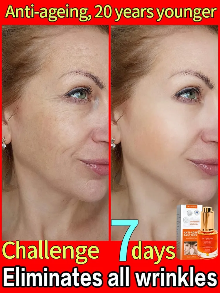 Instant Wrinkle Remover Face Serum Lifting Firming Fade Fine Lines Anti-aging Essence Whitening Brighten Nourish Skin Care