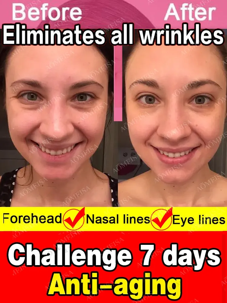 Instant Wrinkle Remover Face Serum Lifting Firming Fade Fine Lines Anti-aging Essence Whitening Brighten Nourish Skin Care