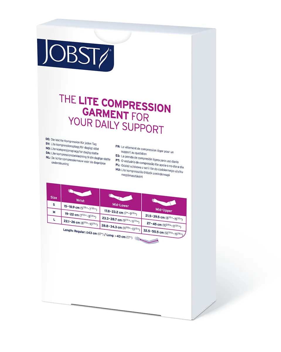 JOBST Bella Lite Armsleeve 20-30 mmHg w/ 2" Silicone Top Band