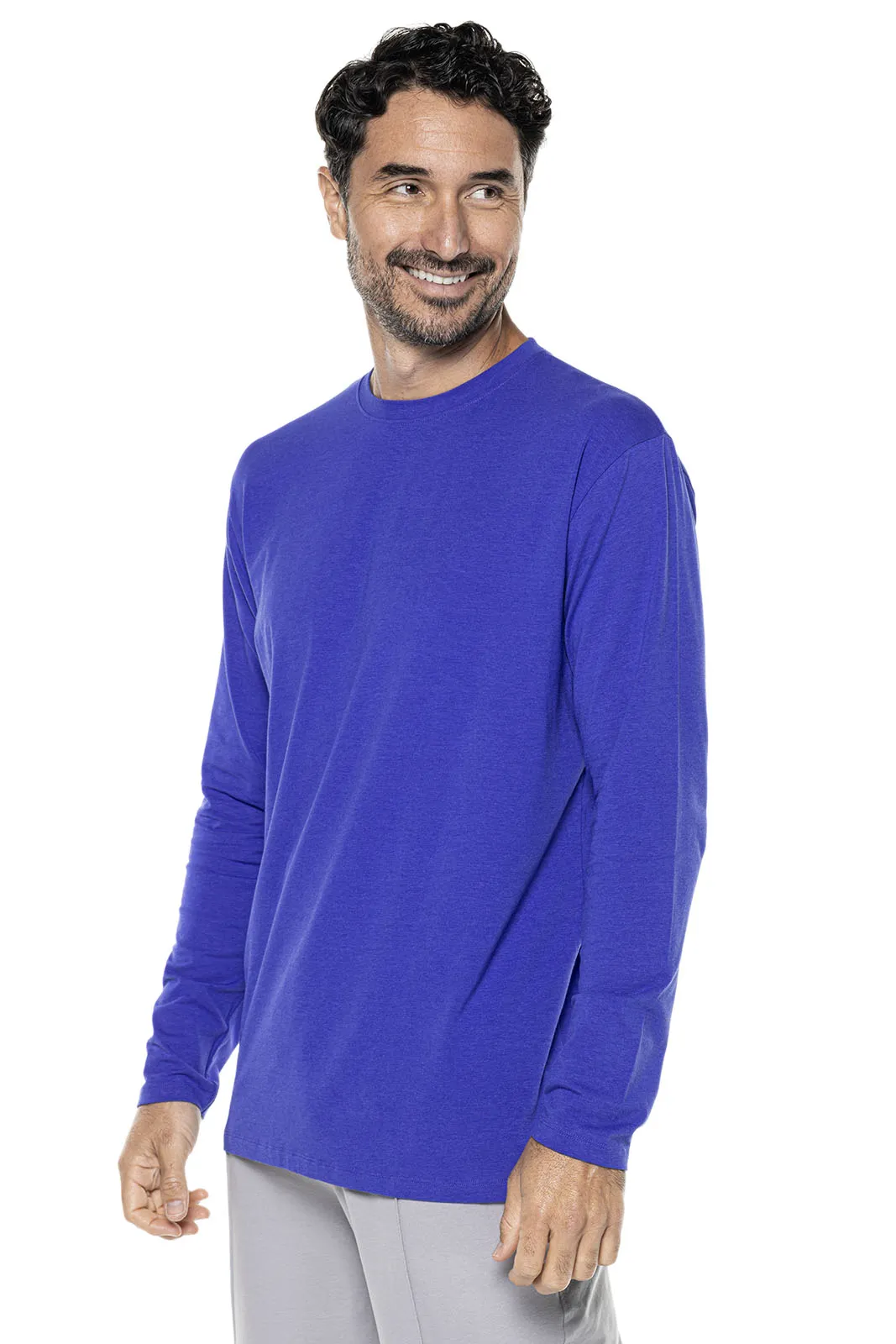 Men's Morada Everyday Long Sleeve T-Shirt  |  Baja Blue