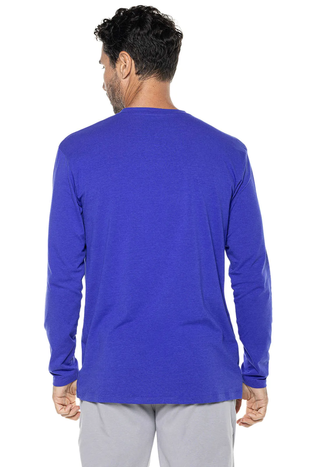 Men's Morada Everyday Long Sleeve T-Shirt  |  Baja Blue