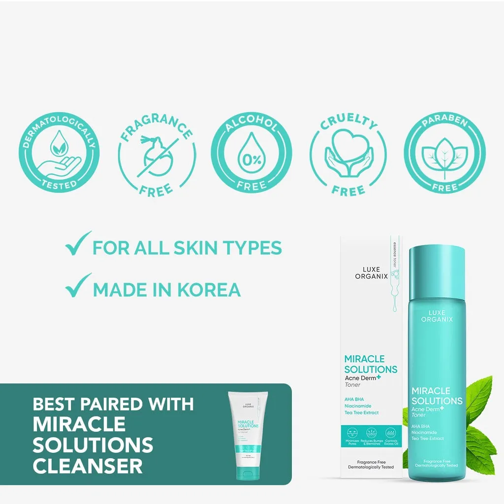 Miracle Solutions Acne Derm  Toner 150ml