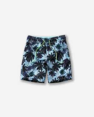 Proper Kids Baja Swim Trunk - Royal Palm