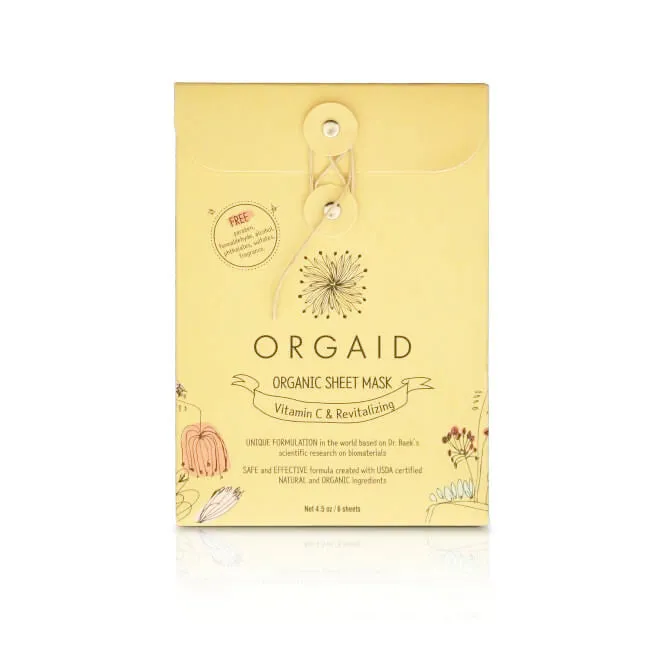 Vitamin C Revitalizing Organic Sheet Mask (4 sheets)